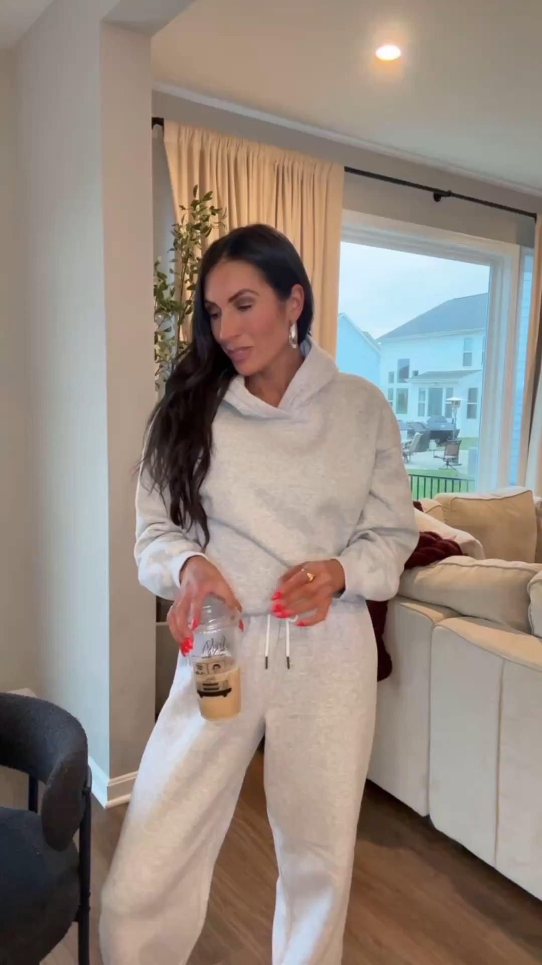 Loveeeee this Abercrombie matching set 
Small in top 
Small long in joggers 
Comfy set
Winter fashion 
New balance 9060 


#LTKHoliday 

#LTKmomlife #LTKActive