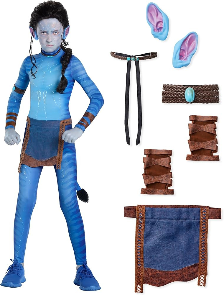 Spirit Halloween Avatar The Way of Water Kids Jake Sully Costume | Officially Licensed | Couples ... | Amazon (US)