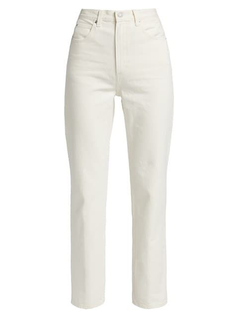 70s High-Rise Slim-Straight Jeans | Saks Fifth Avenue