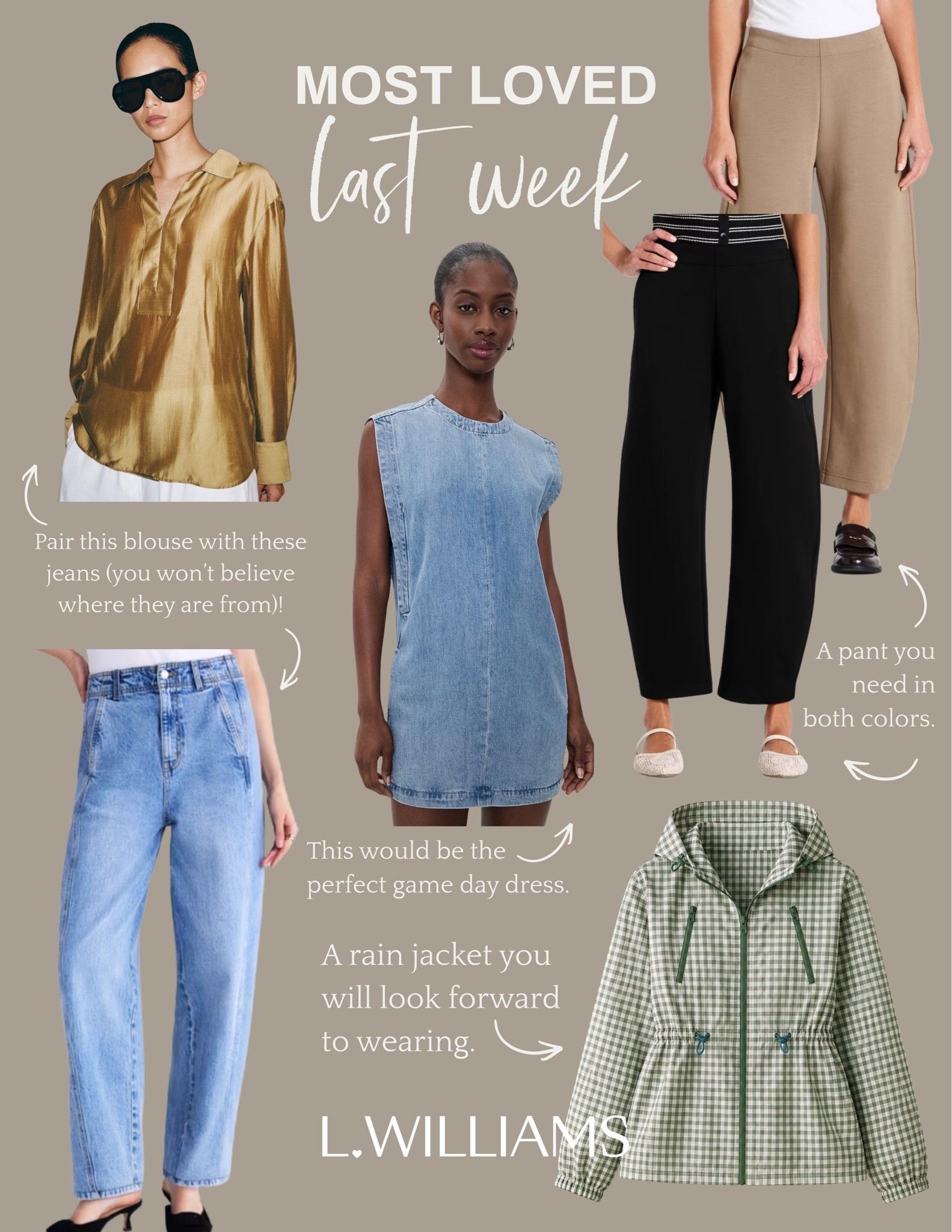 Most loved last week! Everything is TTS and selling quickly!