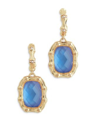 Bamboo Stone Drop Earrings in 18K Gold Plated | Bloomingdale's (US)