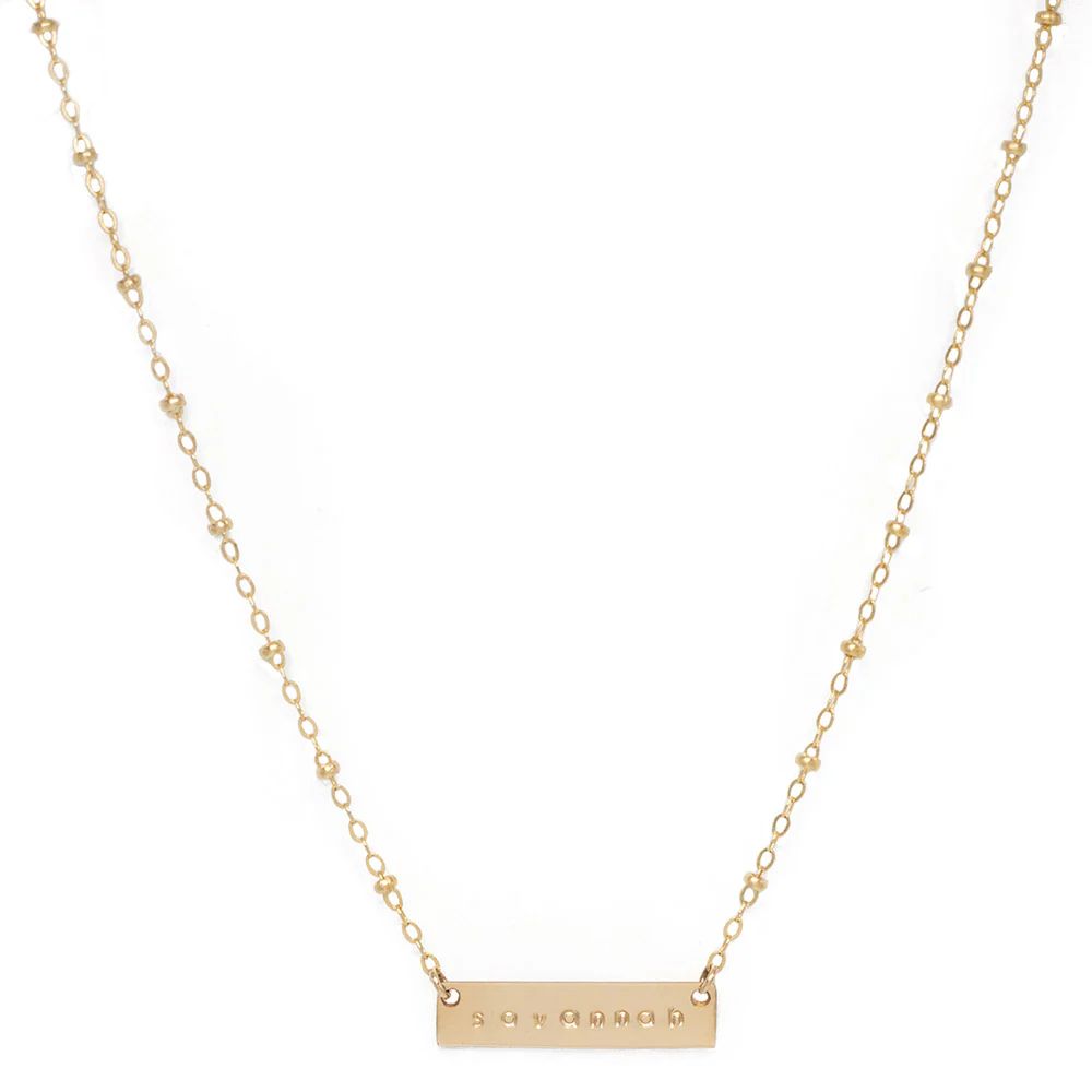 Tiffany Plate Necklace | Taudrey