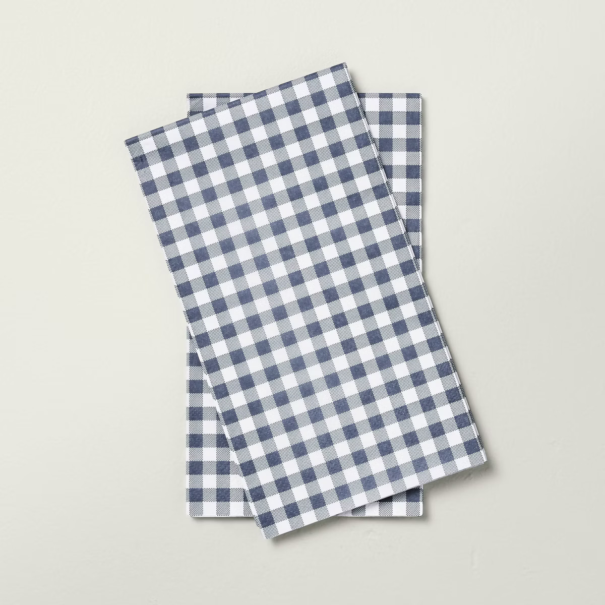 14ct Gingham Paper Guest Towels Blue - Hearth & Hand™ with Magnolia | Target