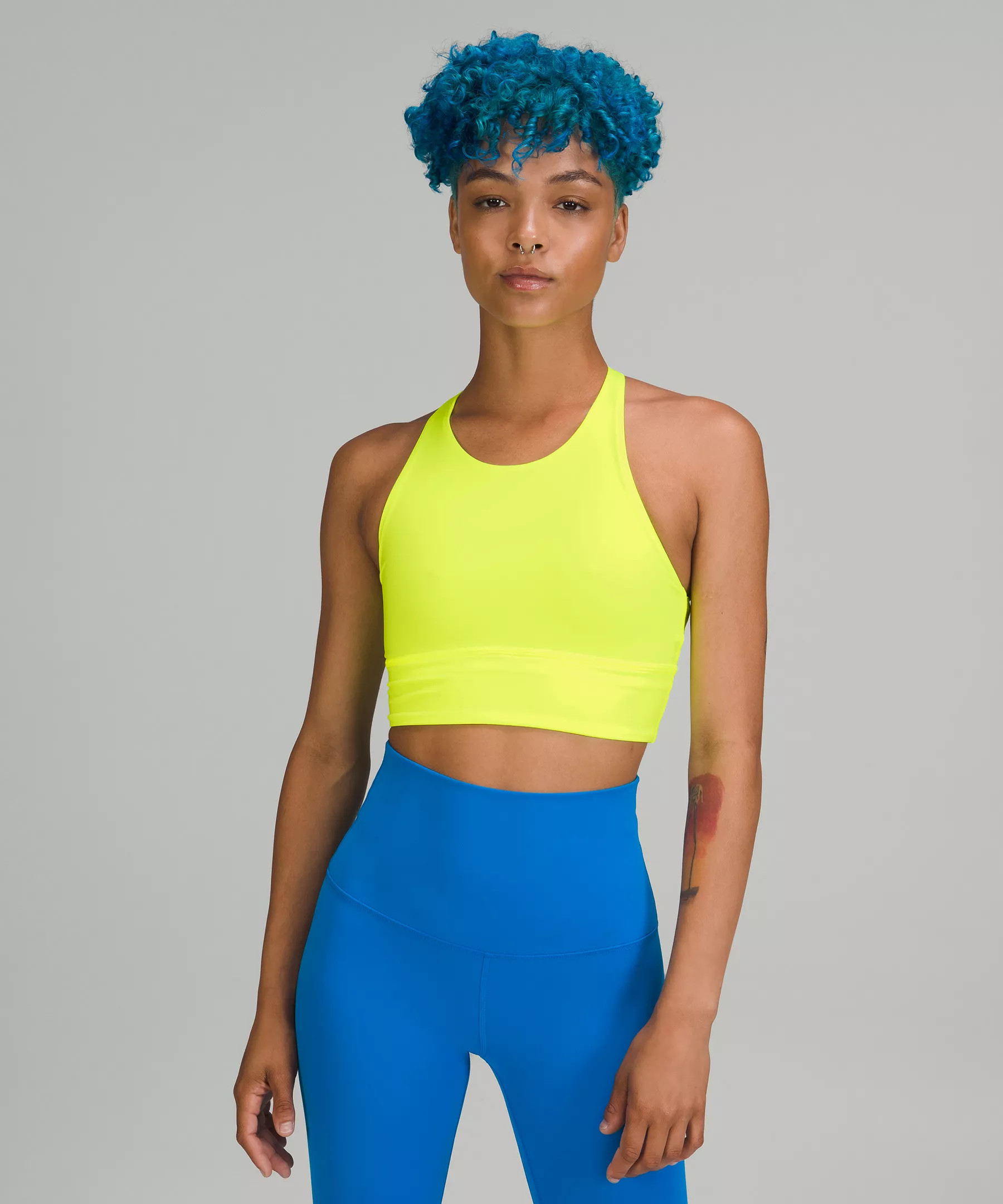Free to Be High-Neck Longline Bra - Wild Light Support, A/B Cup Online Only | Lululemon (US)