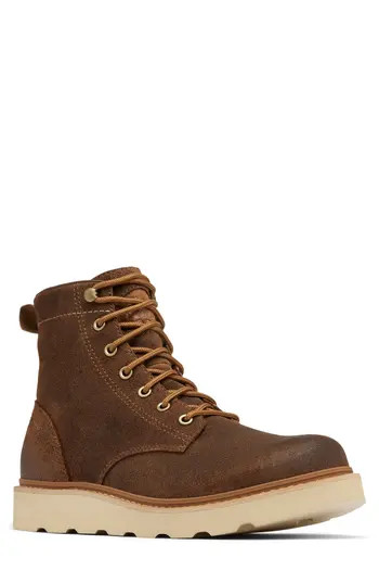 SOREL Slabtown '62™ Waterproof Moc Toe Boot in Velvet Tan/Tawny Buff at Nordstrom Rack, Size 13 | Nordstrom Rack