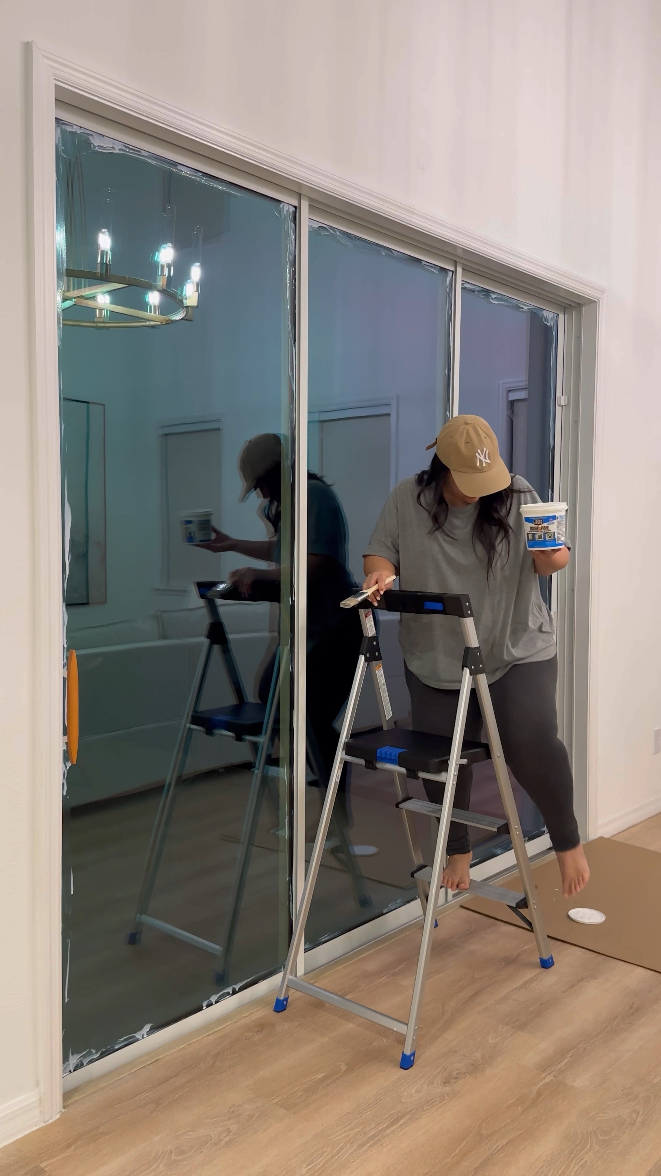 Pocket slider refresh! 

DIY home projects, black trim, liquid masking tape • black paint for doors and walls • easy home sit project tools 

#LTKhome