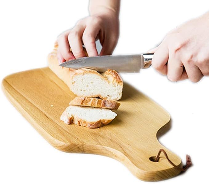 Wood Cheese Board Cutting Board Wooden Serving Board Serving Trays Bread Board Cheese Board with ... | Amazon (US)