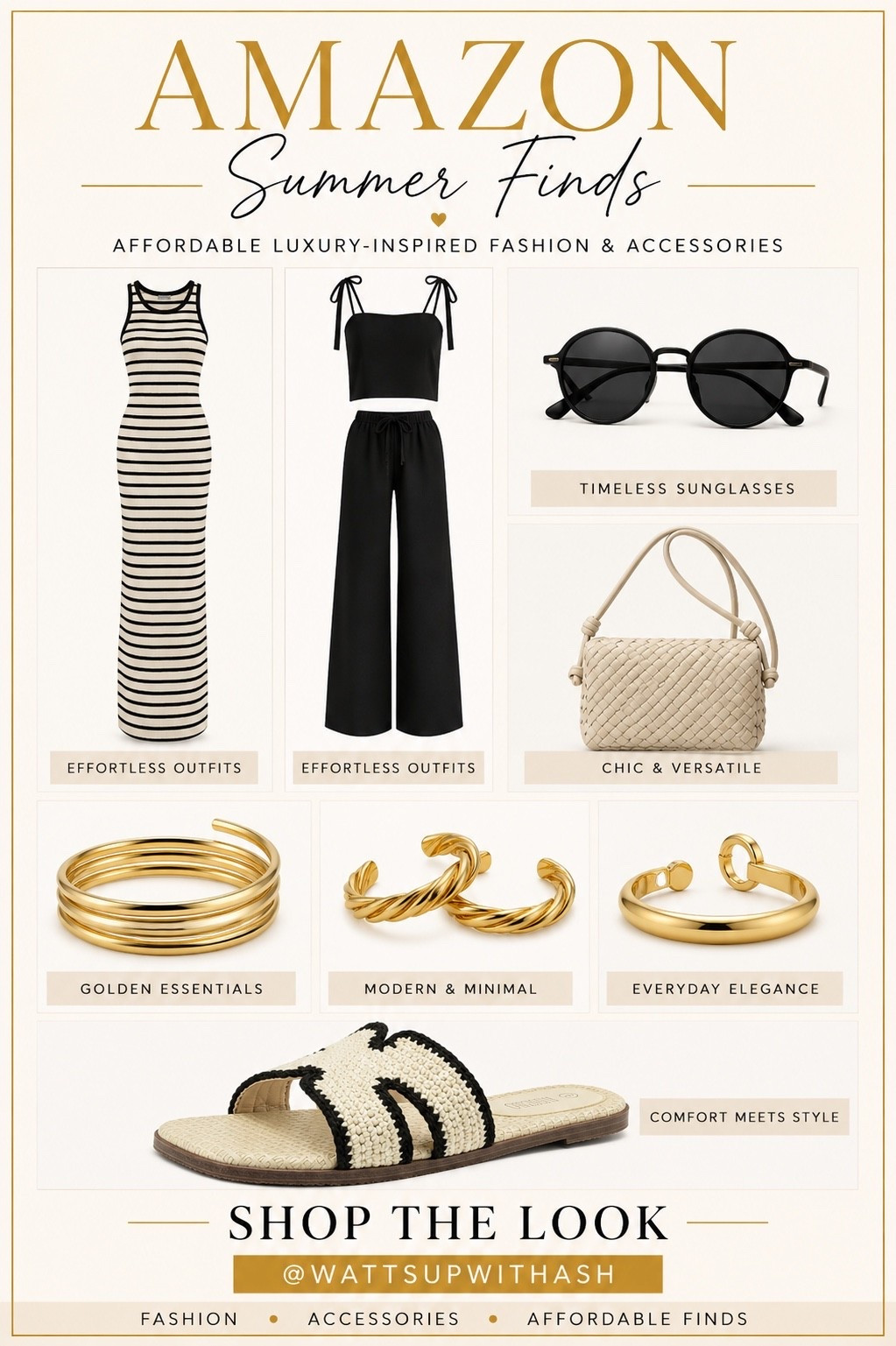 A good outfit doesn’t have to be complicated. 🤍

Sharing a few Amazon finds I’ve been loving lately—from comfy sandals to easy outfit pieces and everyday accessories. These are the kinds of finds that help you look put together with minimal effort.

✨ Save this for later and check out my link if you’d like to browse the full collection.

#AmazonFinds #AmazonFashionFinds #AffordableStyle #FashionOnABudget #AmazonDeals #SummerFashion #AmazonAccessories #CapsuleWardrobe #StyleFinds #TrendyFashion #AmazonShopping #DailyStyle

#LTKmomlife #LTKgrwm #LTKootd