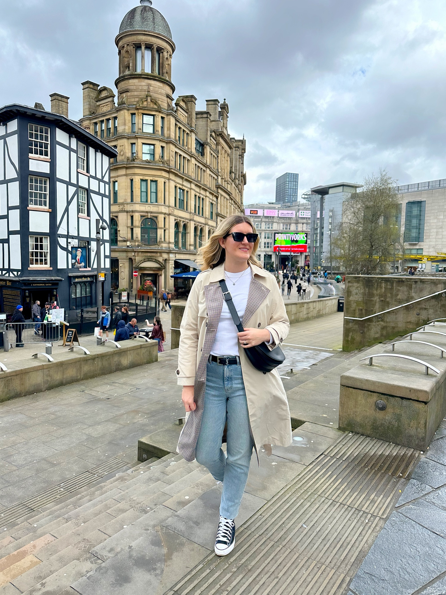 Trench coat outfit ✌🏻 

#LTKfindsunder100 #LTKmidsize #LTKstyletip