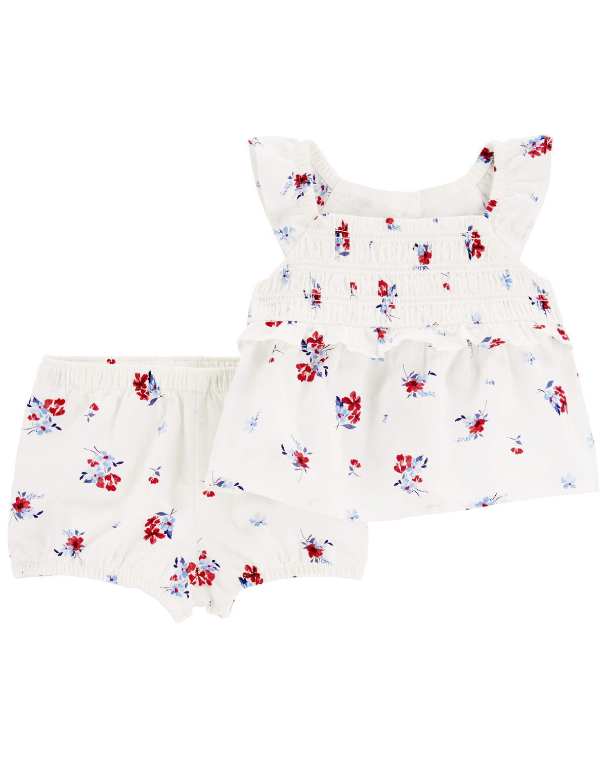Baby 2-Piece Floral Print Bubble Set | Carter's