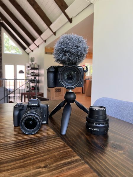 Vlog camera set-up for beginners. 2 options using the Nikon Z 30 or the Canon M50