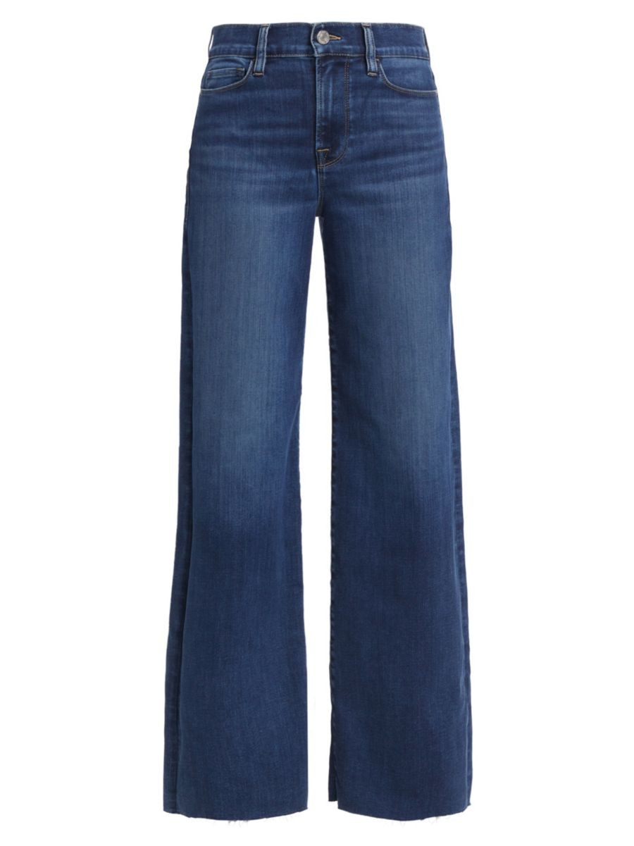 Shop Frame Le Slim Wide-Leg Jeans | Saks Fifth Avenue | Saks Fifth Avenue