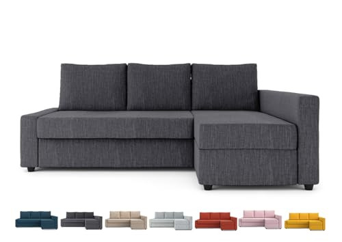 MASTERS OF COVERS Cover Only Snug Fit Friheten Slipcover for The IKEA Friheten with Chaise Corner Cover, Sofa Bed Cover, Sectional Slipcover Replacement (Dark Grey) （Cover Only！Not Sofa！） | Amazon (US)