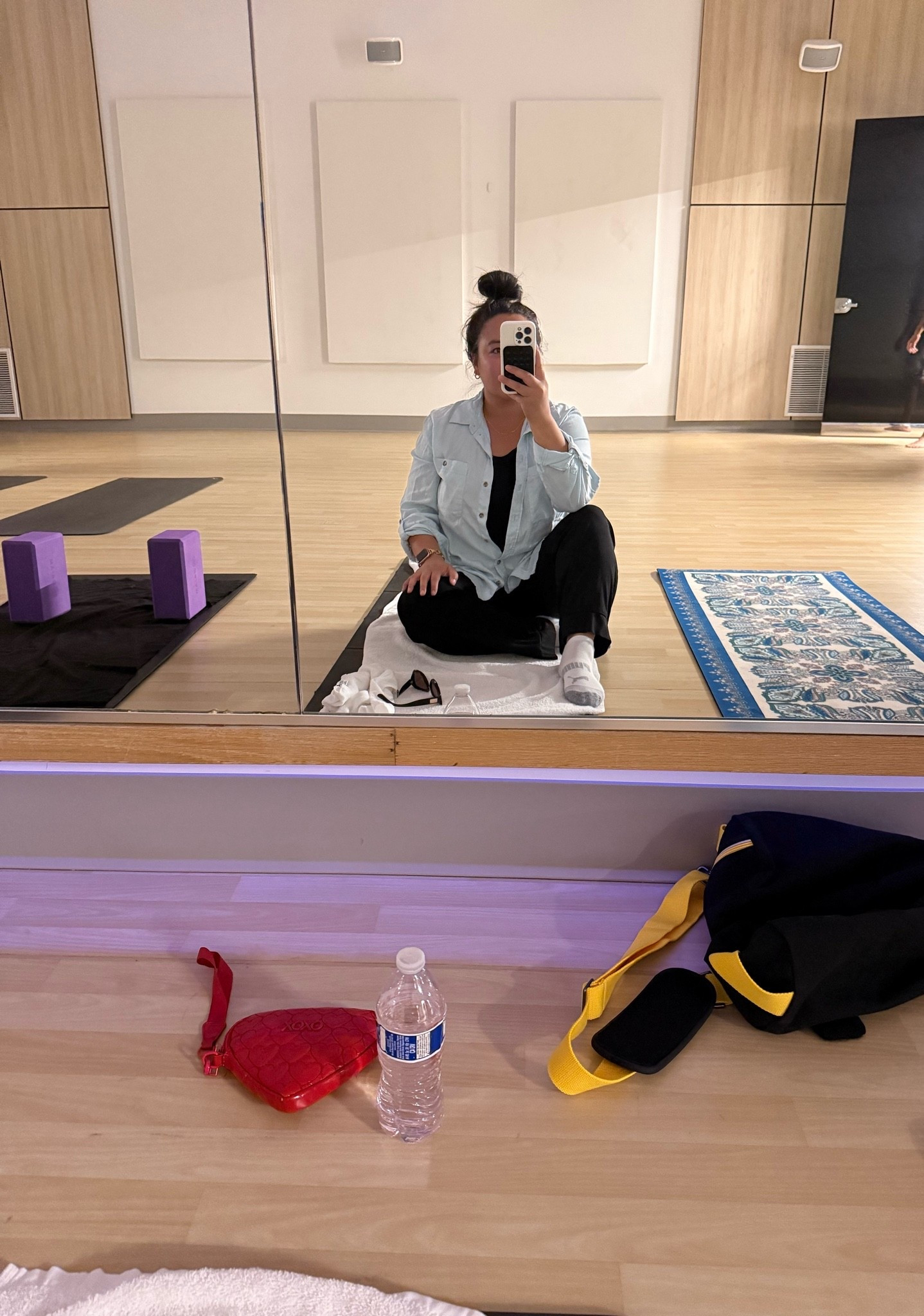 How I Dress Up My Yoga + Pilates Outfits

My favorite way to elevate a yoga or Pilates look is adding a long sleeve collared top over my workout set. It instantly makes activewear feel more polished and put together before and after class while still staying comfortable. I’ll layer it over a matching set with sneakers, crew socks, and a tote for an effortless chic look. Of course it comes off once class starts, but walking into class feeling styled makes the whole outfit feel different.

#pilatesoutfit #yogaoutfit #athleisurestyle #workoutoutfit #pilatesstyle
pilates outfit | yoga outfit | athleisure outfit | workout outfit | pilates clothes | yoga clothes | matching workout set | activewear outfit | chic workout outfit | pilates fashion | yoga fashion | workout style | long sleeve collared top | elevated activewear | athleisure fashion

#LTKootd #LTKActive #LTKMidsize