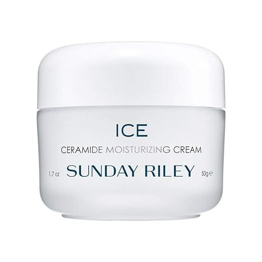 Sunday Riley Ice Ceramide and Vitamin F Moisturizing Face Moisturizer Dry Skin Cream | Amazon (US)