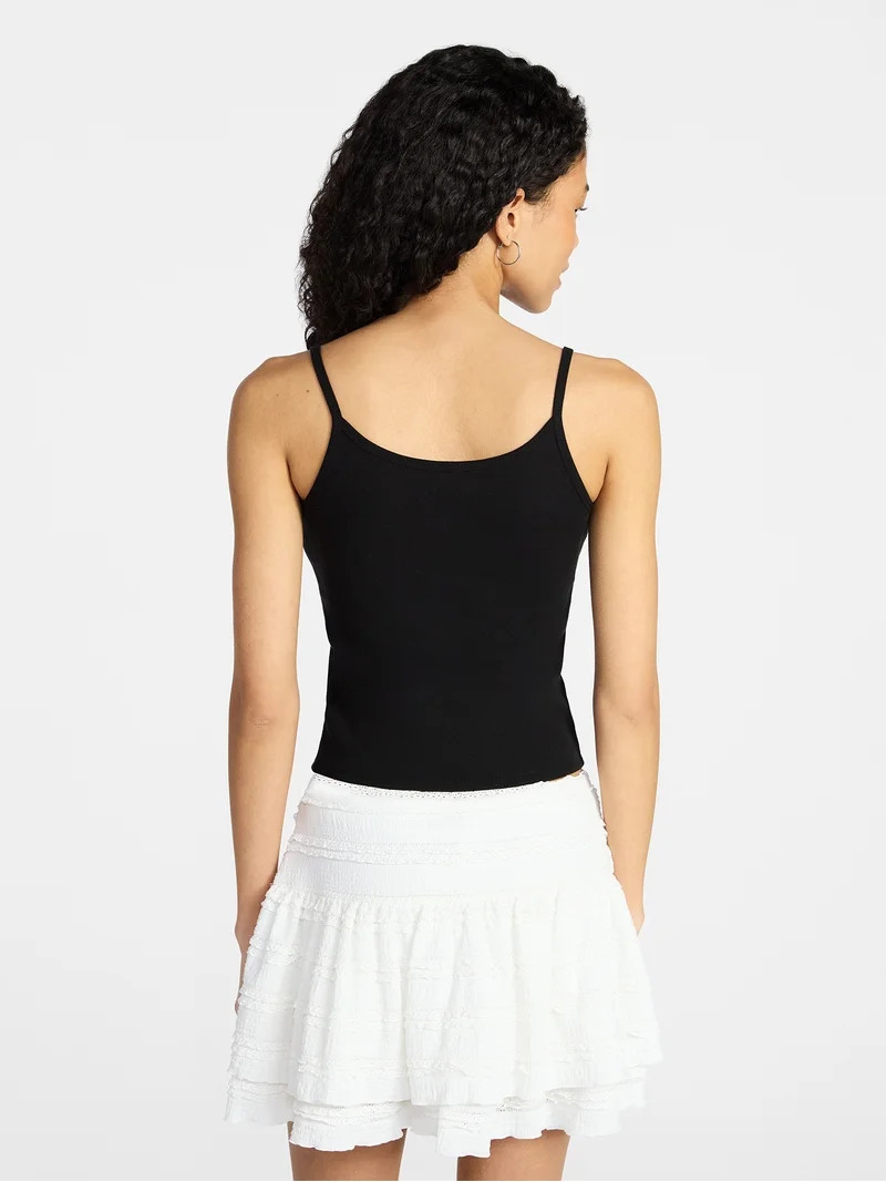 No Boundaries Scoop Cami, Women's XXS-XXL | Walmart (US)