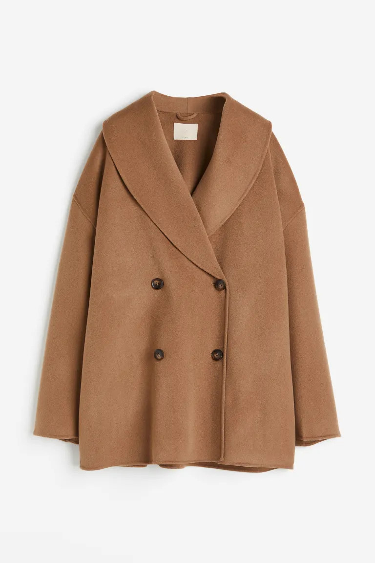 Oversize-Mantel aus Wollmix | H&M (DE, AT, CH, NL, FI)