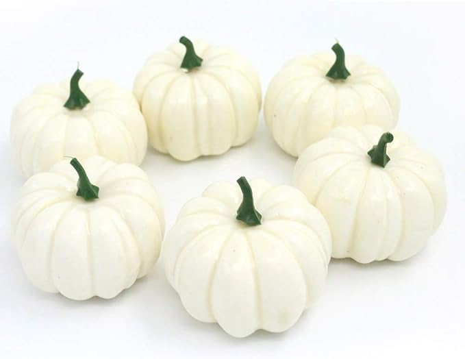 Nice purchase Realistic Fake Artificial Small Pumpkins for Decor Halloween Fall Harvest Thanksgiv... | Amazon (US)