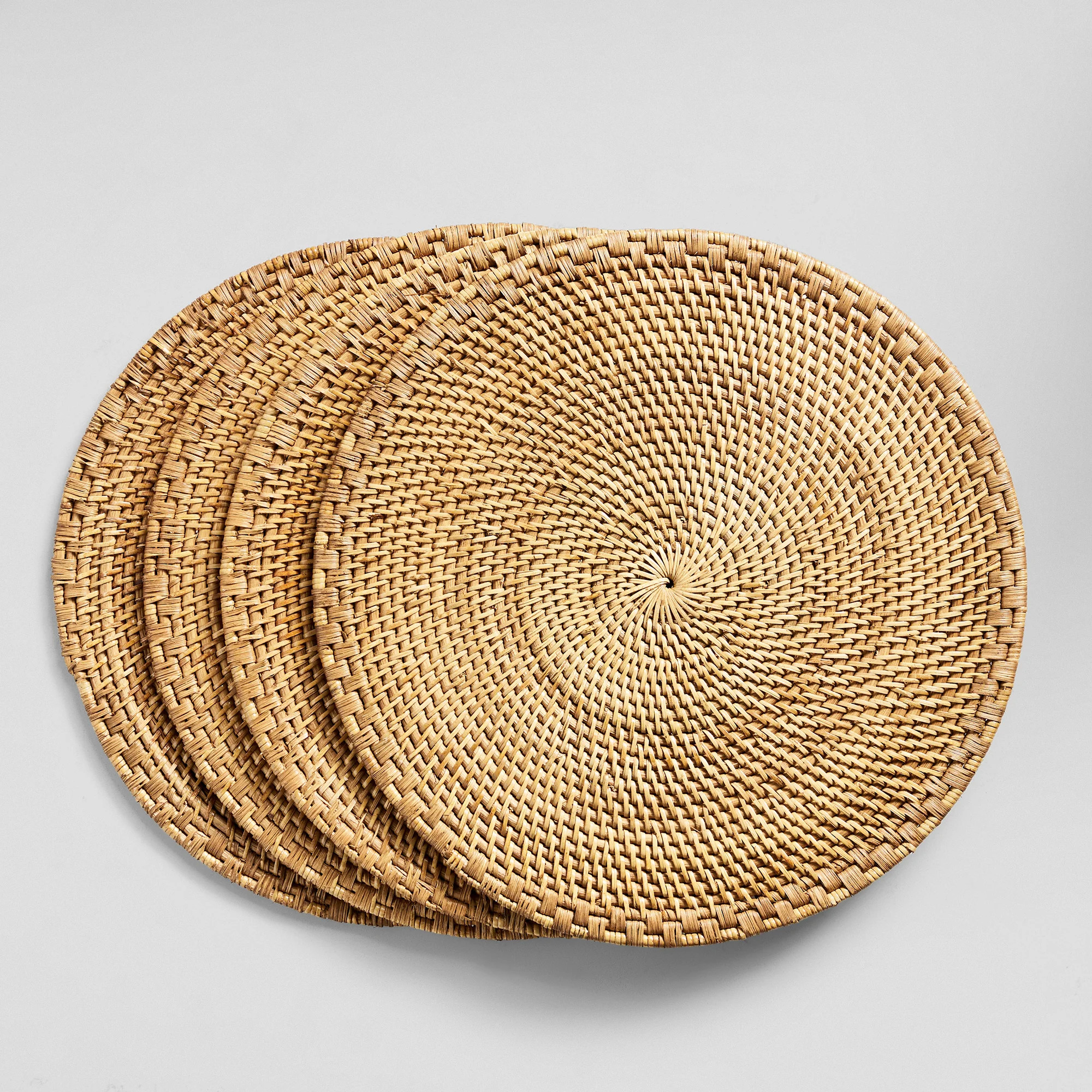 Zadia Jute/Rattan Charger Plate (Set of 4) | Birch Lane