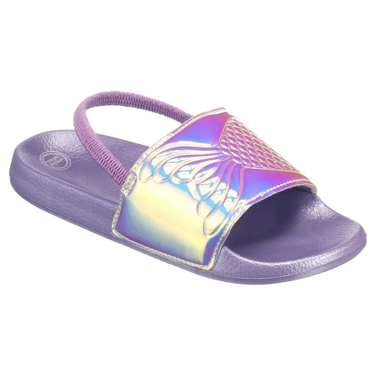 Wonder Nation Toddler Girls Mermaid Slide, Sizes 7/8-11/12 | Walmart (US)