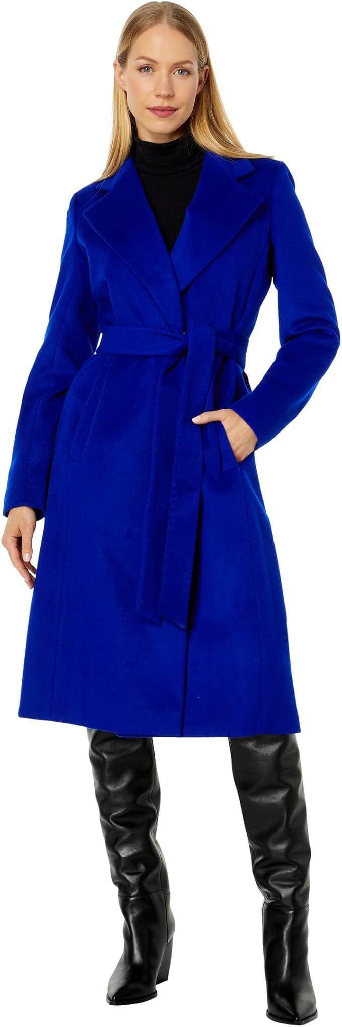 Sam Edelman Wool Belted Wrap | Amazon (US)