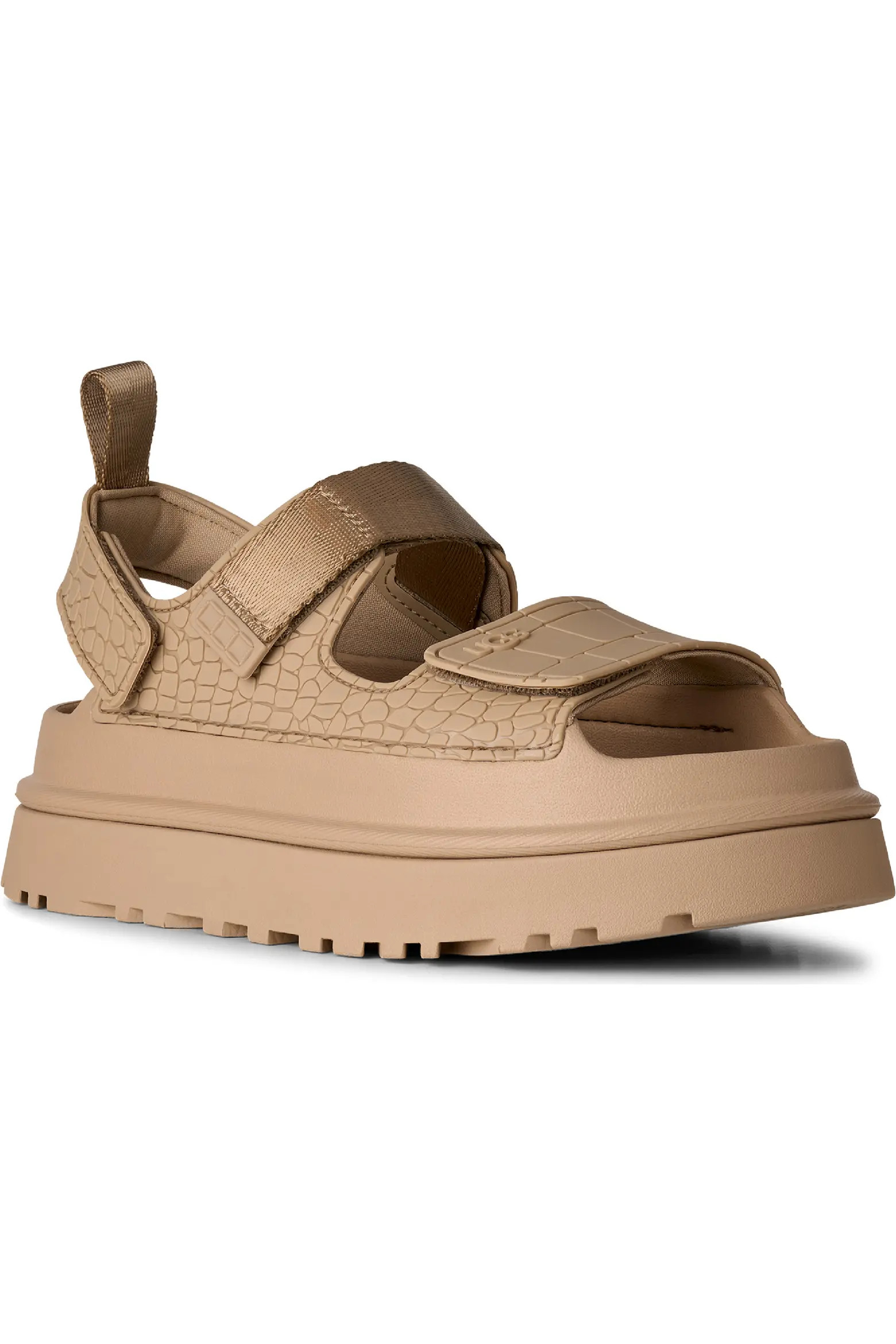 GoldenGlow Embossed Platform Sandal (Women) | Nordstrom | Nordstrom