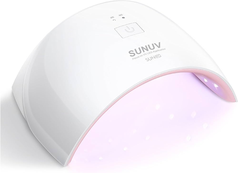SUNUV UV LED Nail Lamp, UV Light for Nails Dryer for Gel Nail Polish Curing Lamp with Sensor 2 Ti... | Amazon (US)