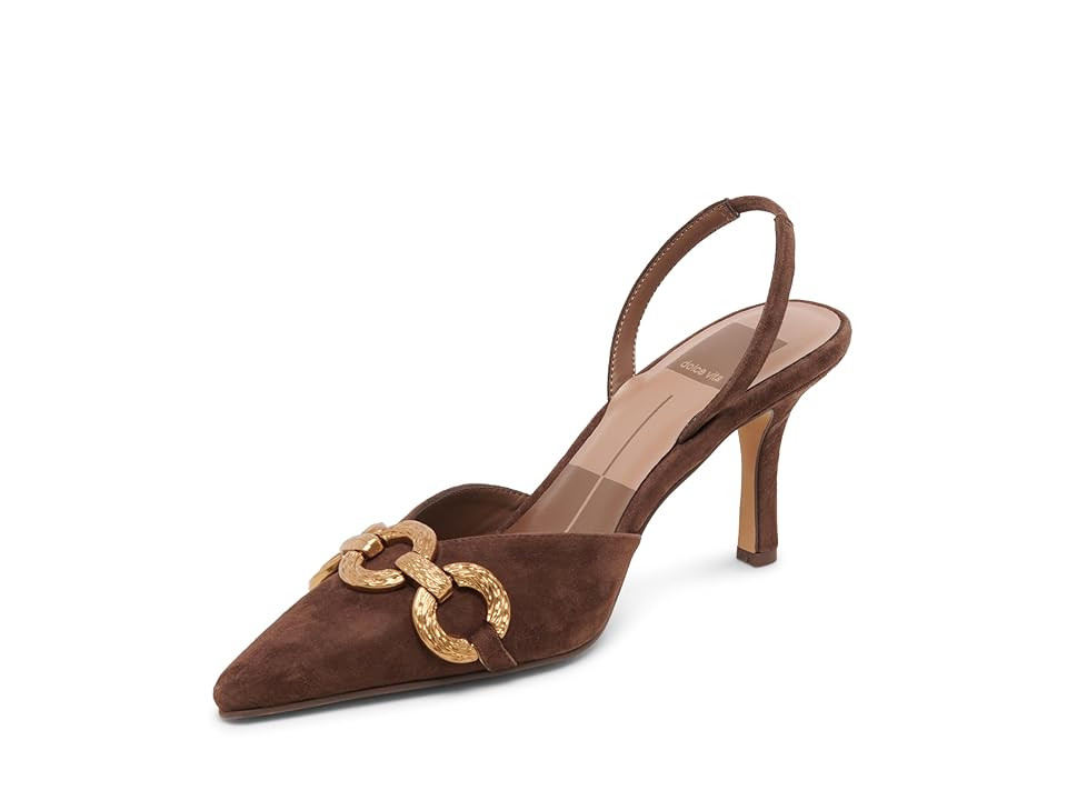 Dolce Vita Haylee High Women's Heels Dark Brown Suede : 6.5 M | Zappos