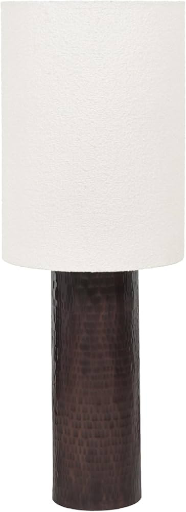 Tov Furniture Grava Boucle & Hammered Bronze Metal Floor Lamp | Amazon (US)