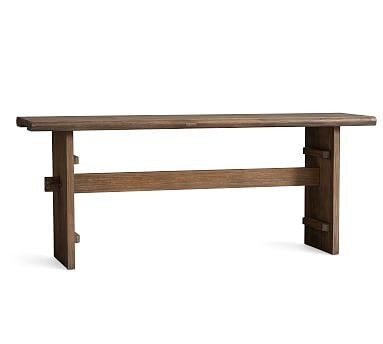 Easton Reclaimed Wood Console Table, Weathered Elm | Pottery Barn (US)