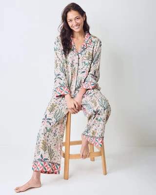 Camel's Courtyard - Eco Satin Soho Set - Khaki | Printfresh