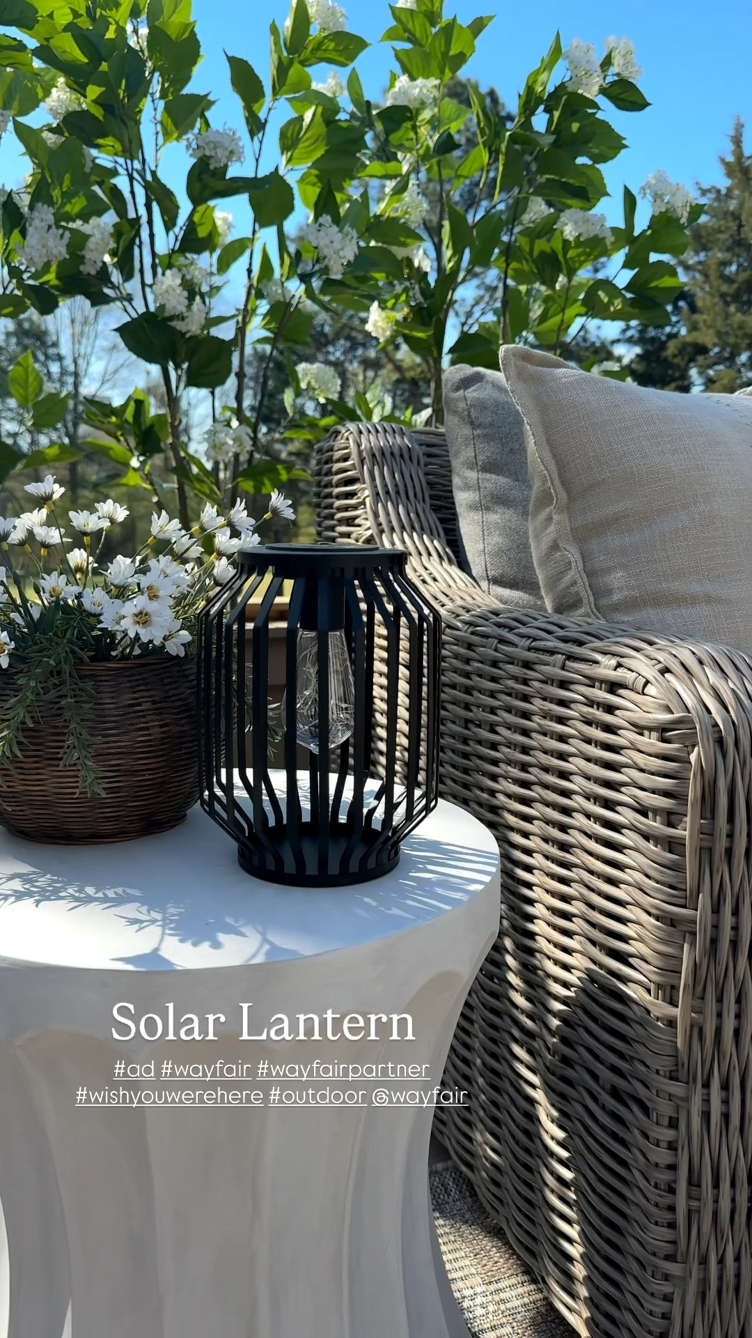 #ad ☀️ Patio season is here and I’m getting mine ready with all things @Wayfair  #wayfair #wayfairpartner #wishyouwerehere #outdoor
Patio decor | outdoor rug | Loloi rug | outdoor furniture | outdoor side table | solar lights | solar lanterns | faux outdoor trees | cedar tree | camellia tree

#LTKSeasonal #LTKSaleAlert #LTKHome