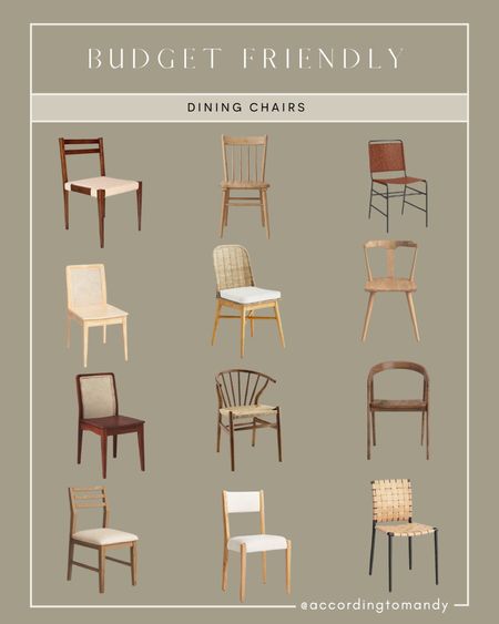 Budget friendly dining chairs 

#LTKFind #LTKhome
