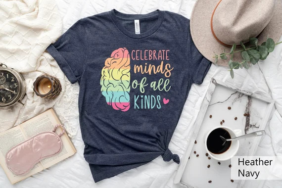 Celebrate Minds of All Kinds Shirt Autism - Etsy | Etsy (US)