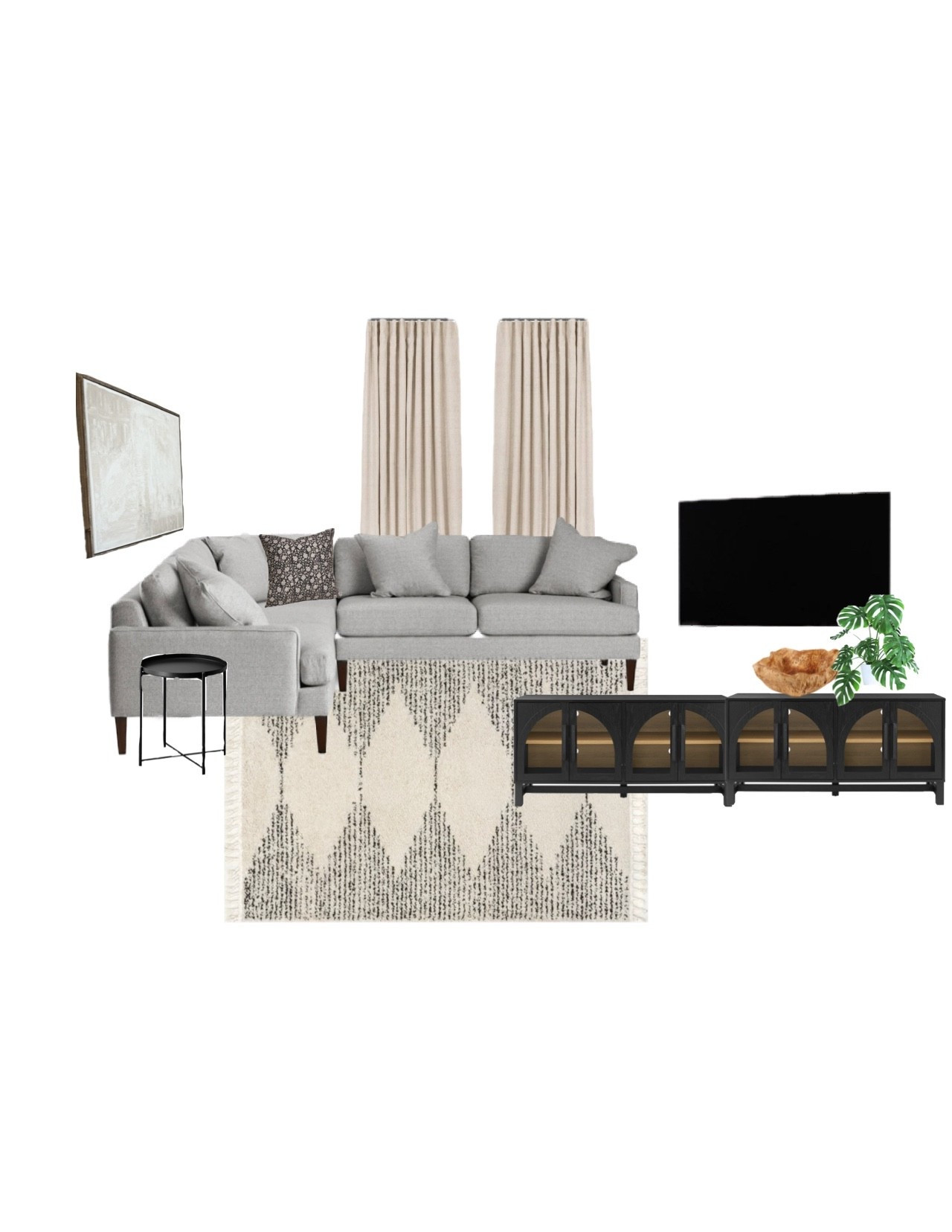 Loving these tv stands from @walmart! We are overdue for a larger tv stand and in need of storage. I’m thinking they would look so good in our living room. Curtain brand is exact but color linked is not. My rug is currently on sale, don’t walk—run yall! 

#LTKhomeinspo #LTKhomedecor 

#LTKHome