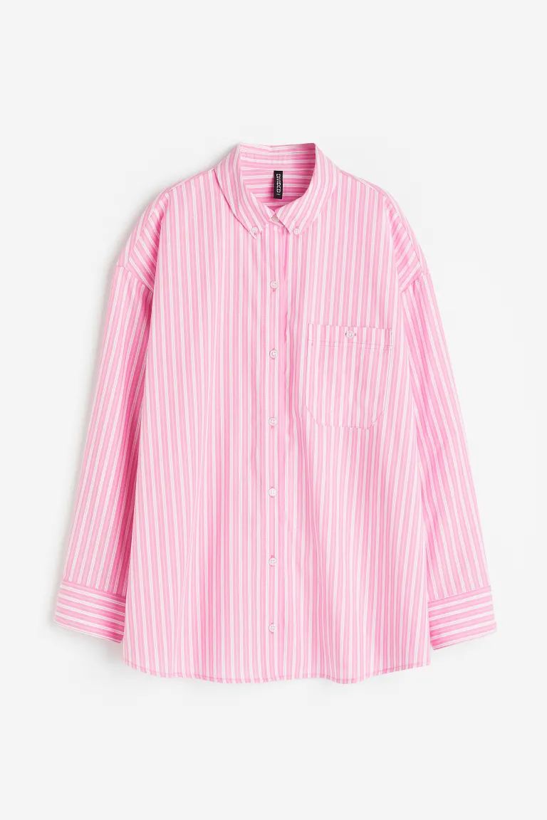 Oversized Poplin Shirt | H&M (US + CA)