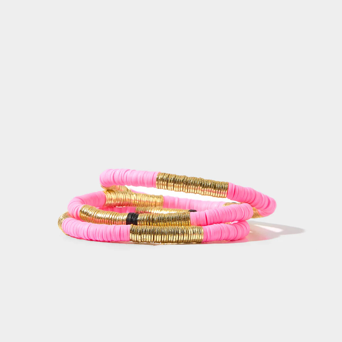Daiquiri Pink Vinyl Bracelet 6mm | Allie + Bess