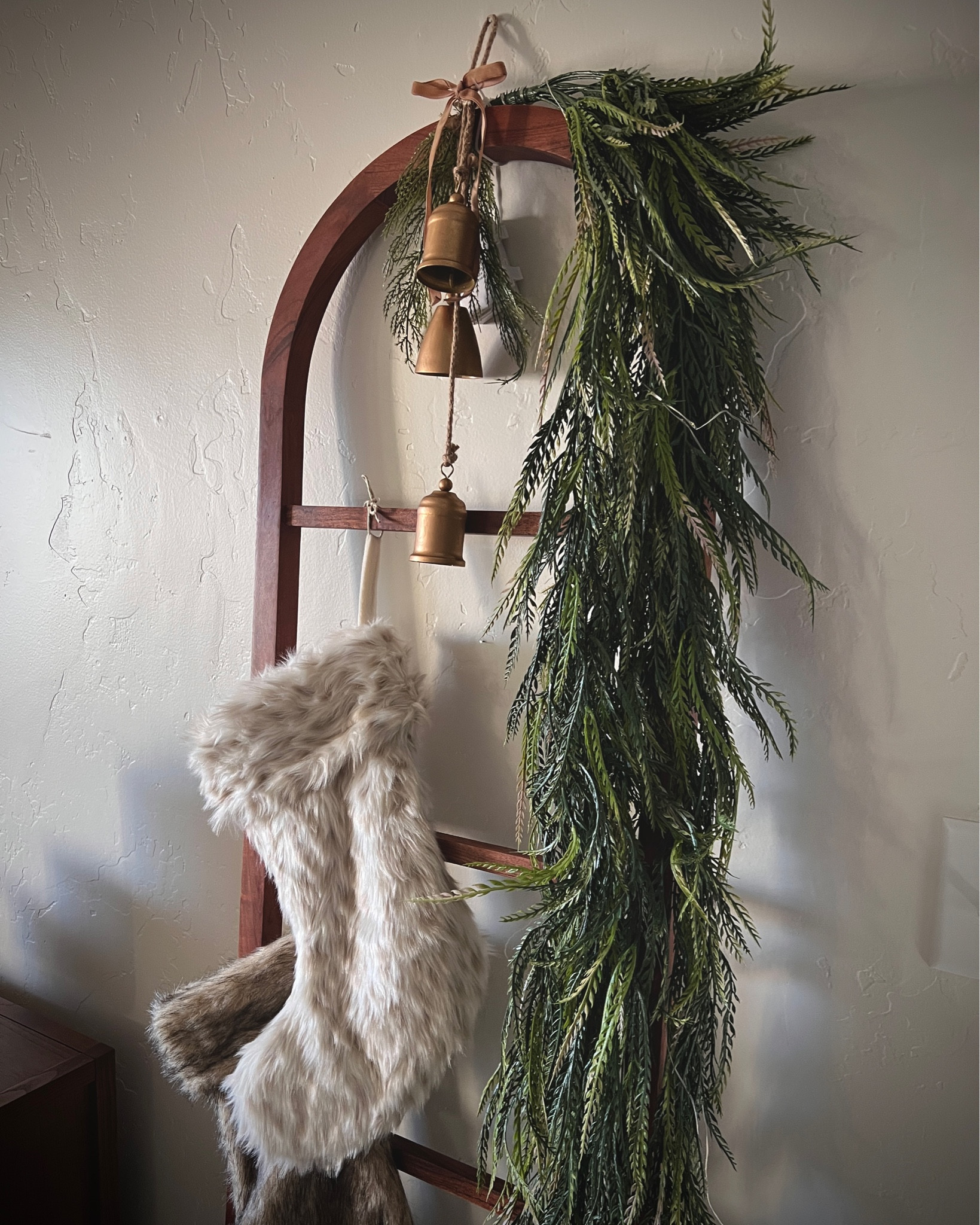 If you don’t have a mantel to decorate, try a blanket ladder to hang stockings ❤️

holiday christmas arched blanket ladder stocking decor ideas inspo

#LTKHoliday #LTKSeasonal #LTKHome