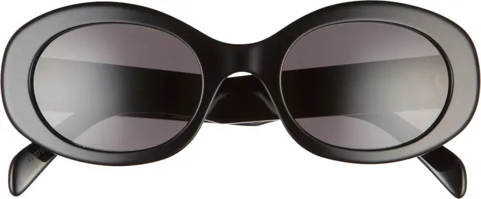 Triomphe 52mm Oval Sunglasses | Nordstrom