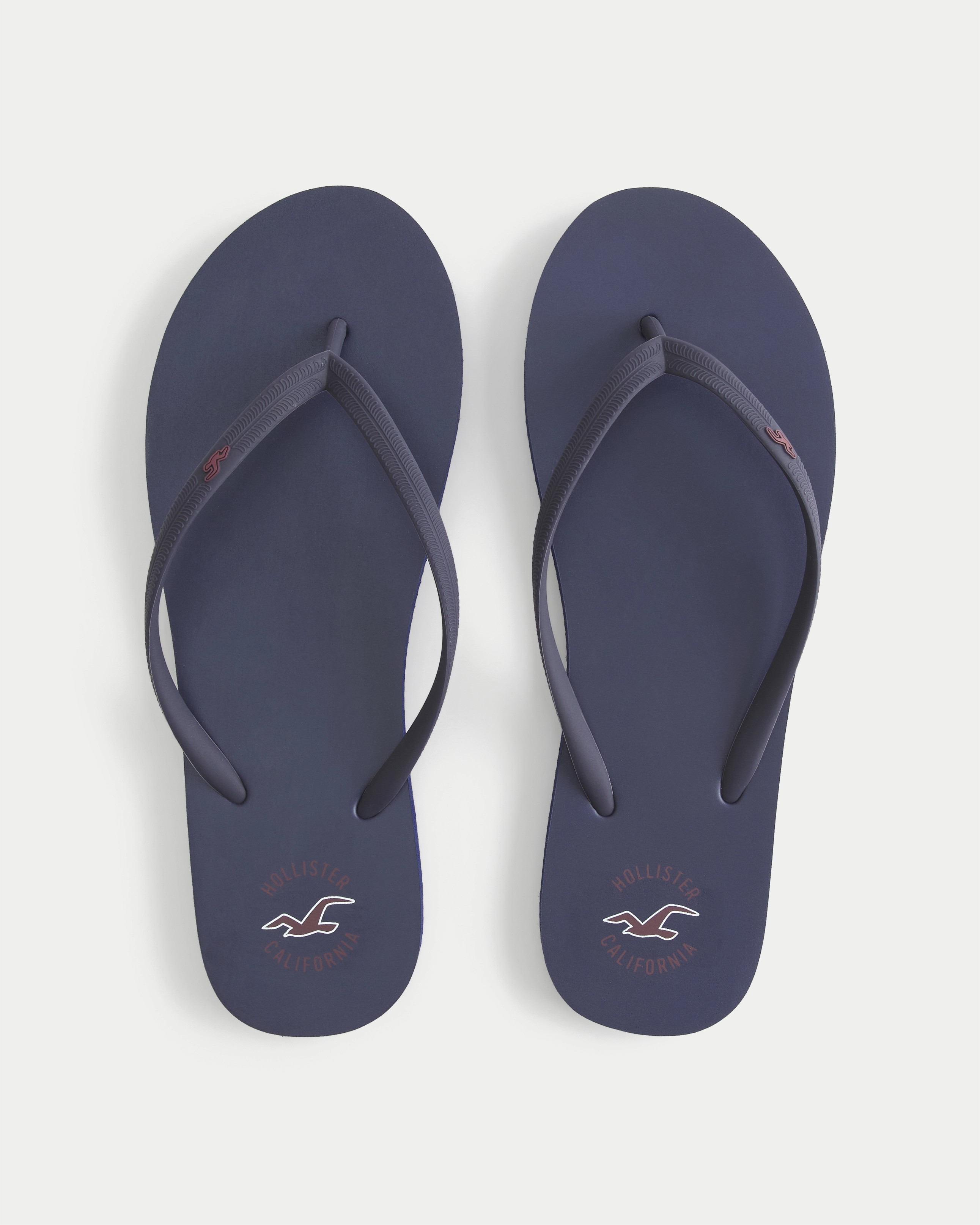 Rubber Logo Flip Flops | Hollister (US)