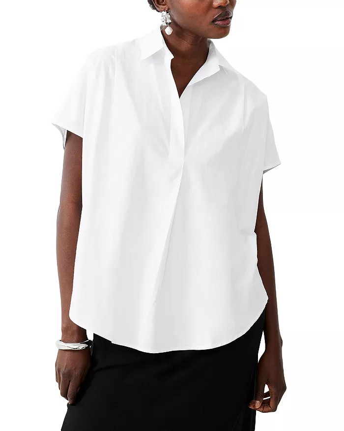 Collared High Low Shirt | Bloomingdale's (US)