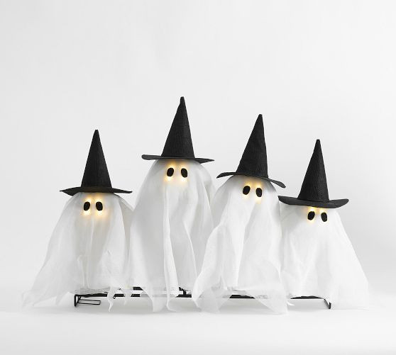 Lit Ghosts Centerpiece | Pottery Barn (US)