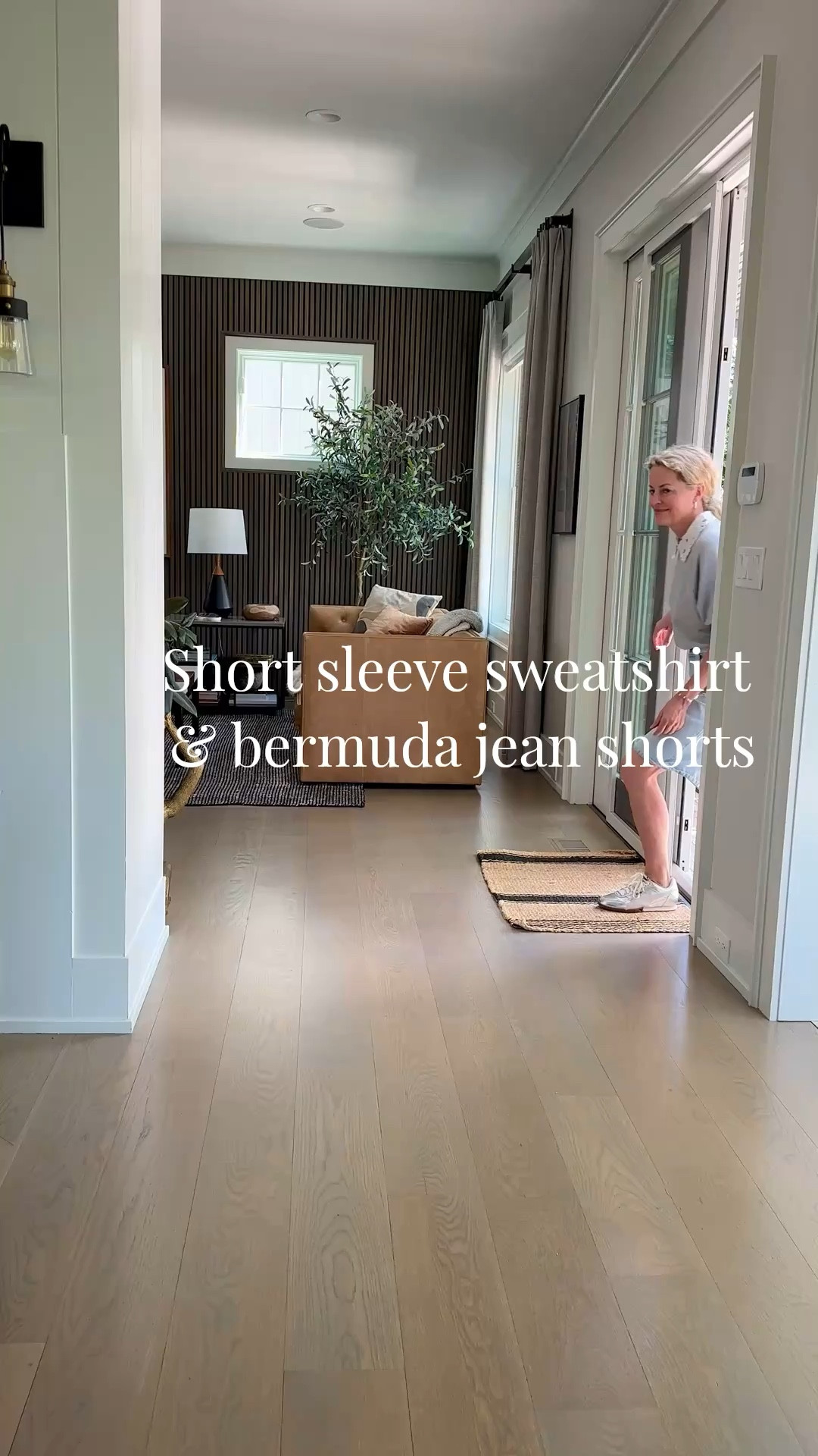 I love all the new lengths of denim this season! J crew sweatshirt is on sale!
#jeanshorts #bermudashorts 

#LTKOver40 #LTKootd #LTKmomlife