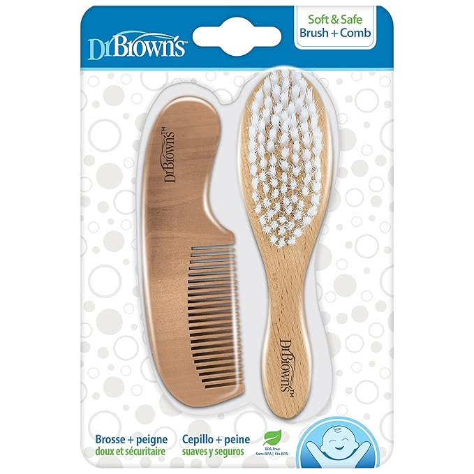 Dr. Brown's Soft and Safe Baby Brush + Comb | Amazon (US)