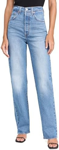 Levi's Womens Ribcage Full Length Jeans | Amazon (US)