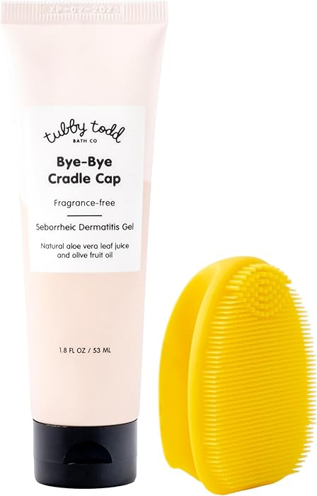TUBBY TODD Cradle Cap Baby Hair Treatment Kit - Includes Bye-Bye Cradle Cap Gel & Cradle Cap Sili... | Amazon (US)