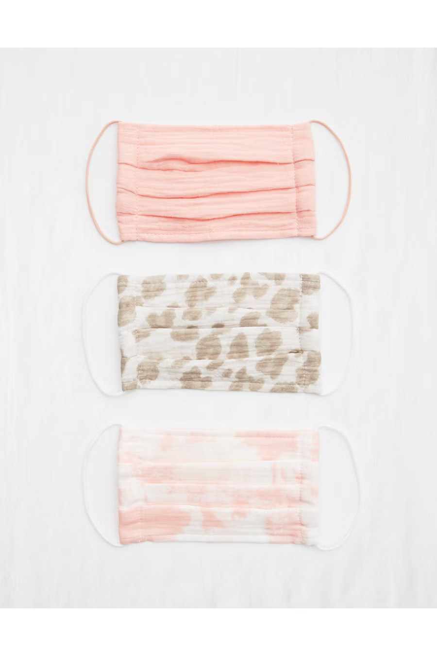 Kitsch Cotton Face Mask 3-Pack - Blush Women's Blush One Size | American Eagle Outfitters (US & CA)