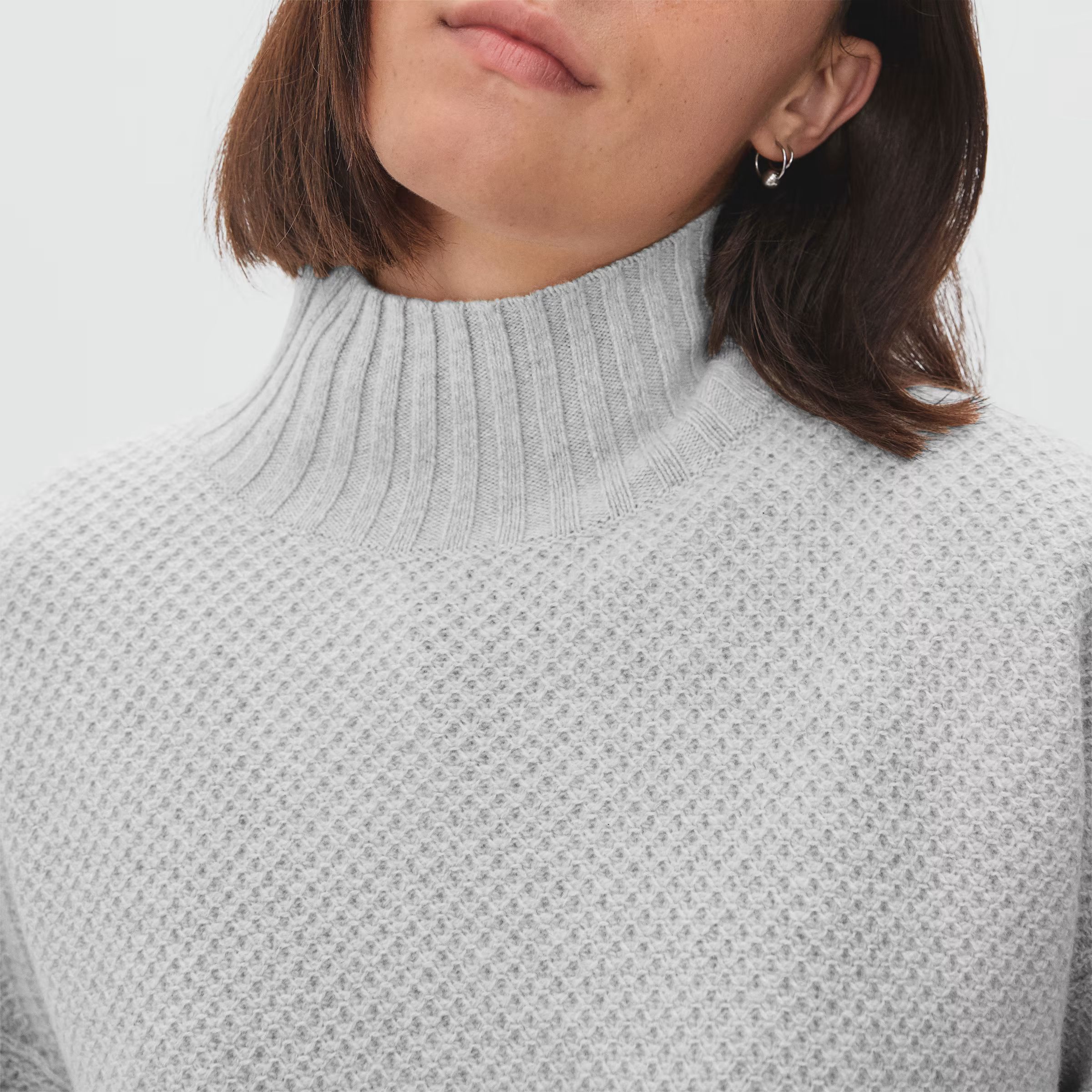 The Oversized Stroopwafel Turtleneck in ReCashmere | Everlane