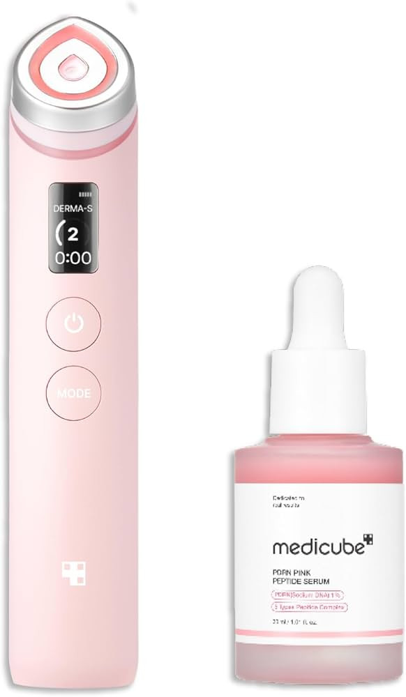 medicube Affordable Pink Routine Duo: Age-R Booster Pro Pink | 6-in-1 Real Glass Glow Beauty Mass... | Amazon (US)