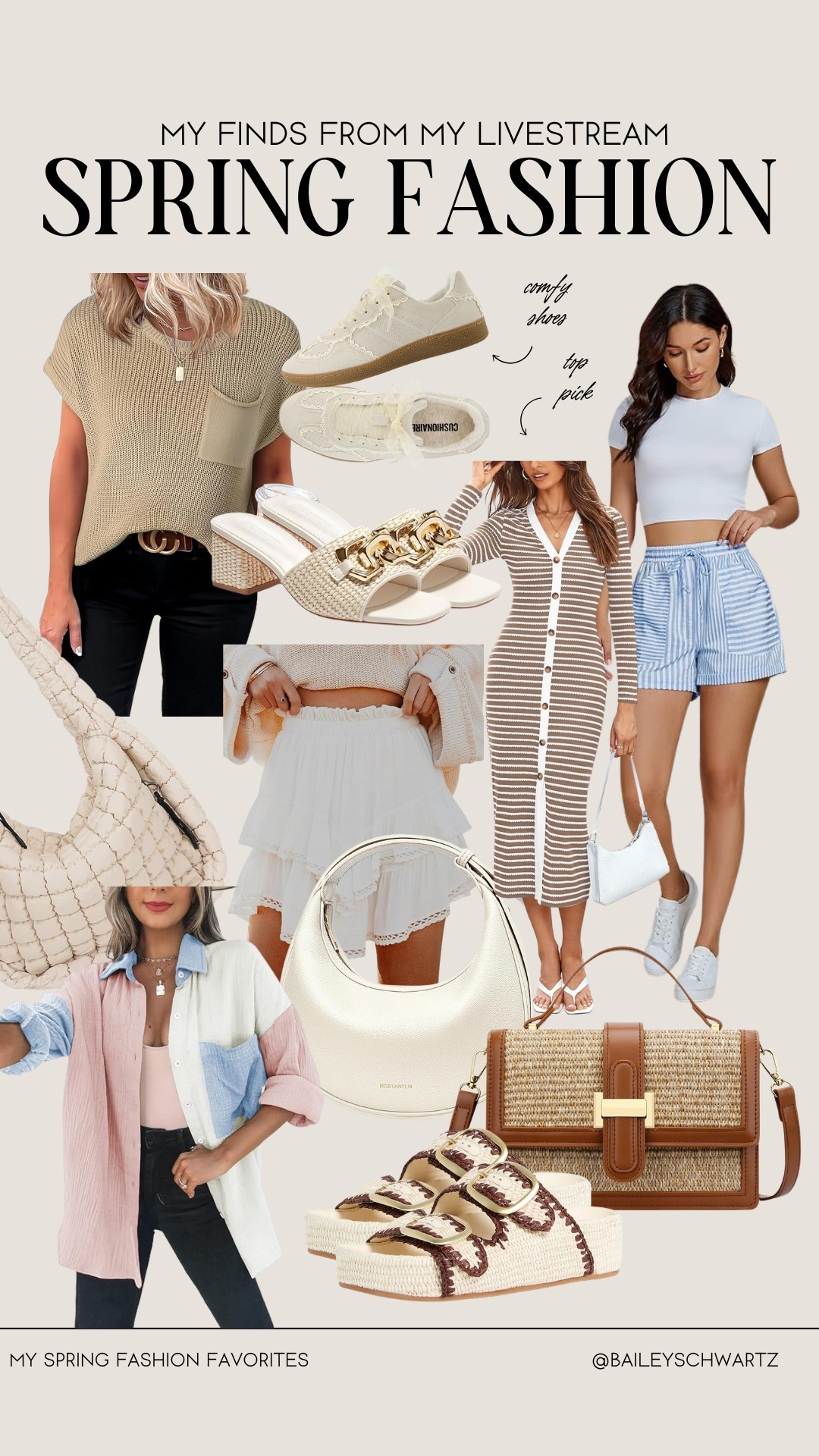 rounding up spring fashion pieces from my amazon livestream 

#LTKSaleAlert #LTKSeasonal #LTKFindsUnder50